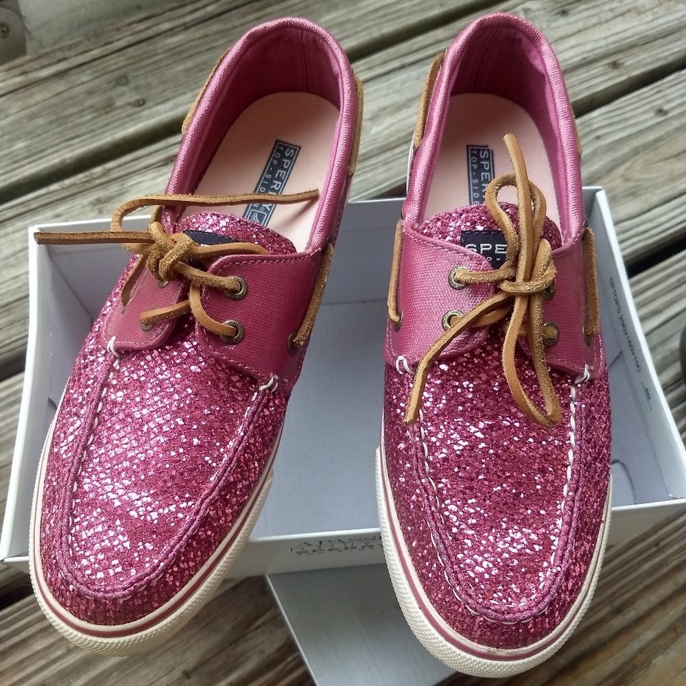 Women's "Sperry Bahama Raspberry Glitter" Shoes